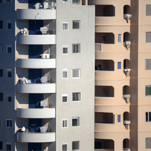 תמונה של בניין הדירות השנוי במחלוקת בישראל תוך התמקדות ביחידה המסוימת המדוברת.