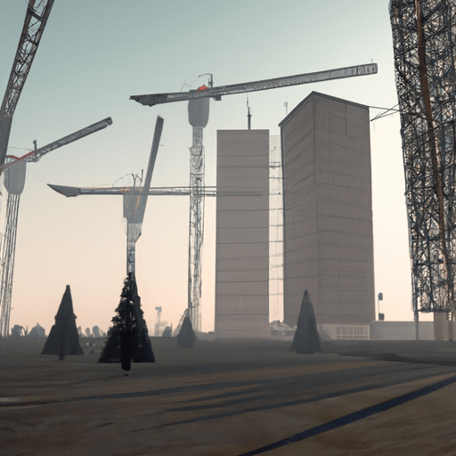 תמונה של אתר בנייה שחווה עיכובים