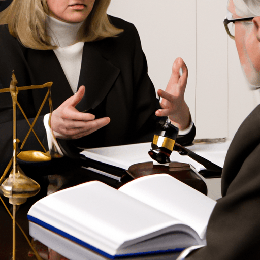 עורך דין גירושין המעניק ייעוץ ללקוח במסגרת מקצועית